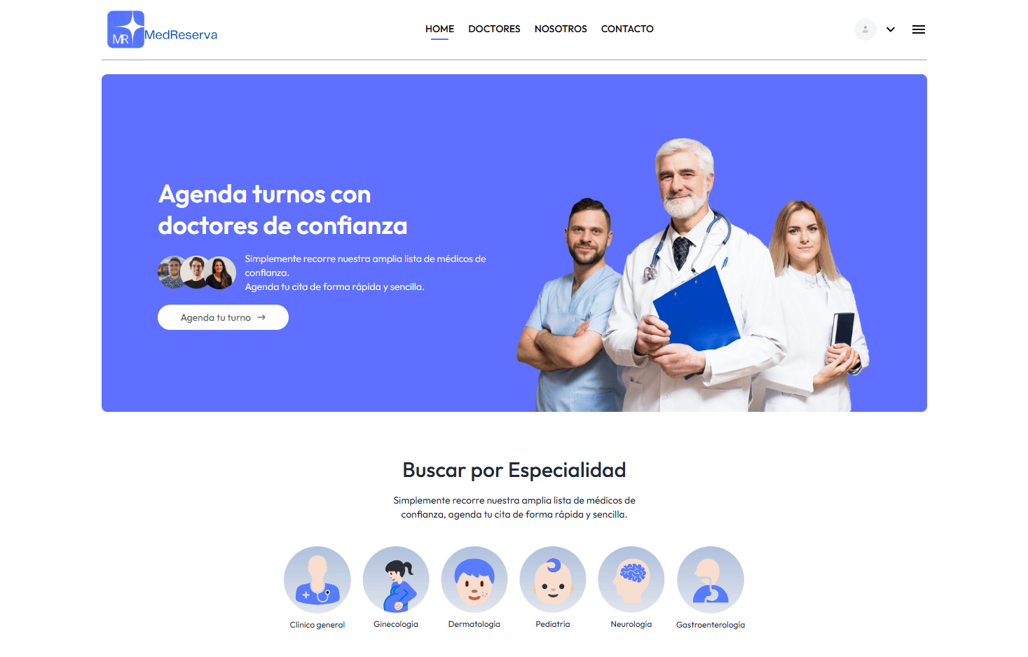 MedReserva project